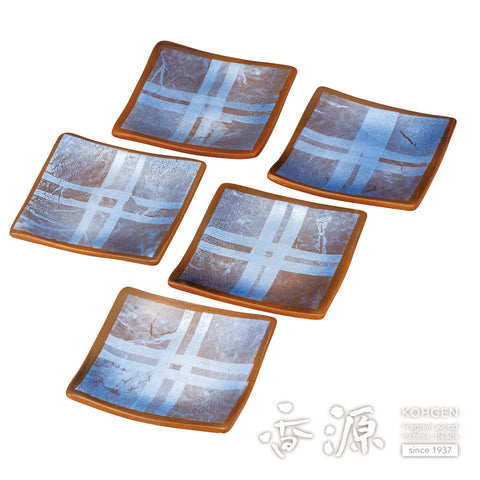 Kutani ware plate set