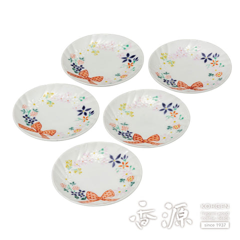 Kutani ware plate set