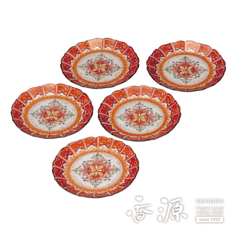 Kutani ware plate set