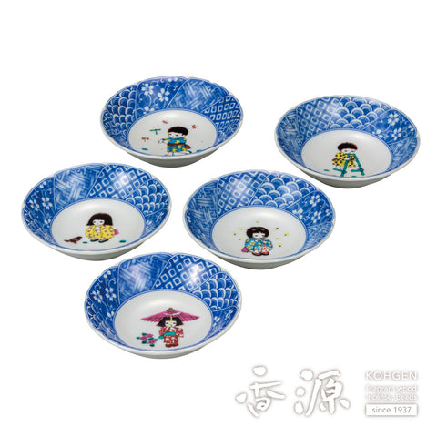 Kutani ware small bowl set