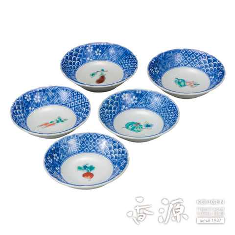 Kutani ware small bowl set