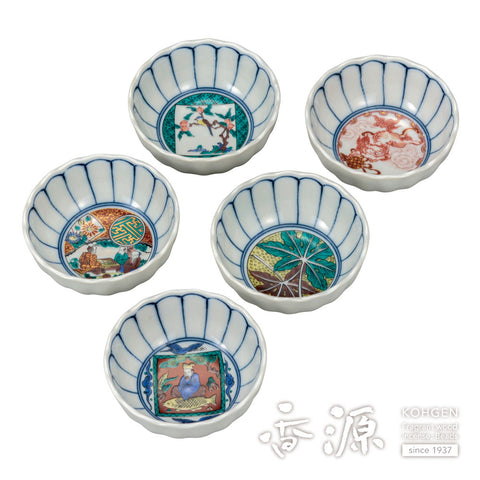 Kutani ware small bowl set
