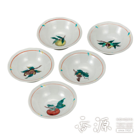 Kutani ware small bowl set