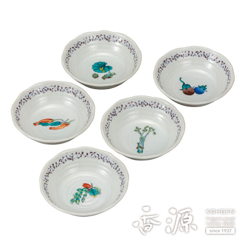 Kutani ware small bowl set