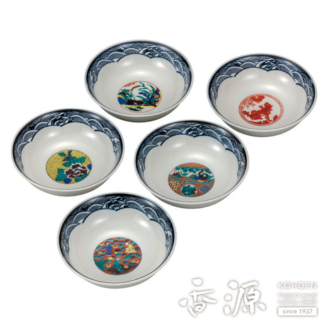 Kutani ware small bowl set