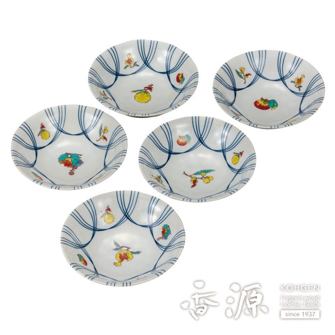 Kutani ware small bowl set