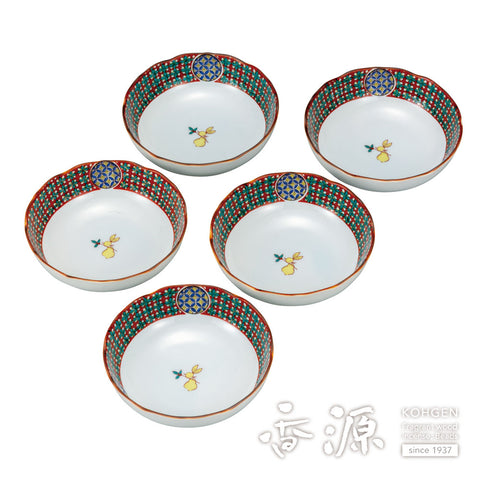 Kutani ware small bowl set