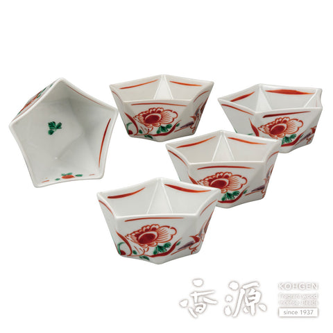 Kutani ware small bowl set