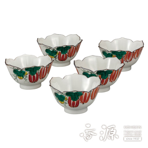 Kutani ware small bowl set