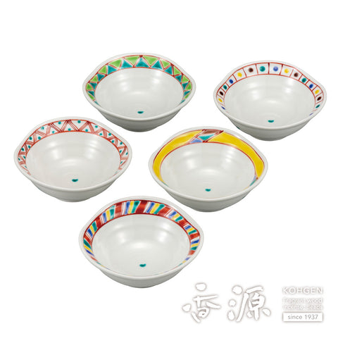 Kutani ware small bowl set
