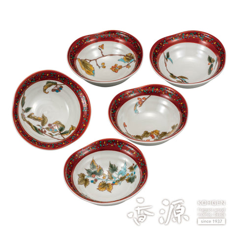 Kutani ware small bowl set