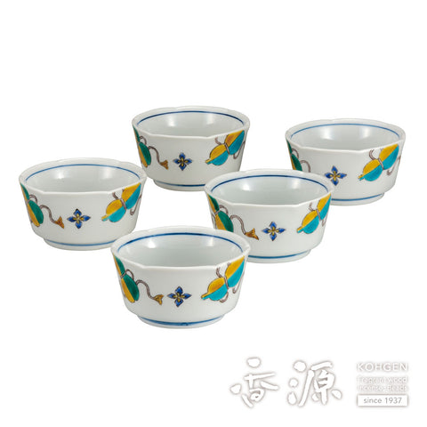 Kutani ware small bowl set