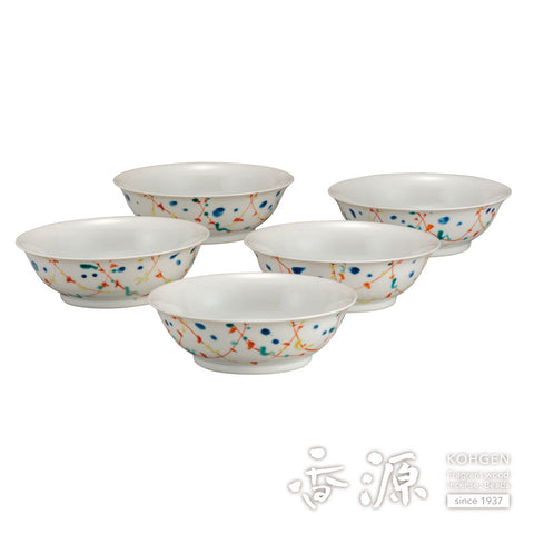 Kutani ware small bowl set
