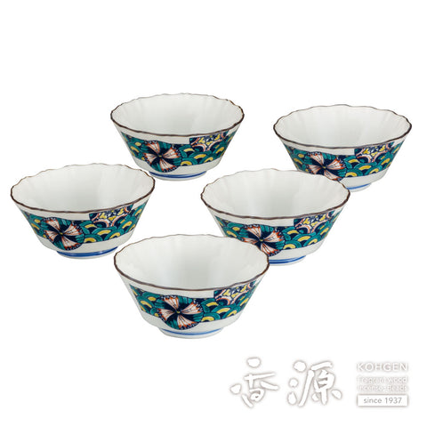 Kutani ware small bowl set