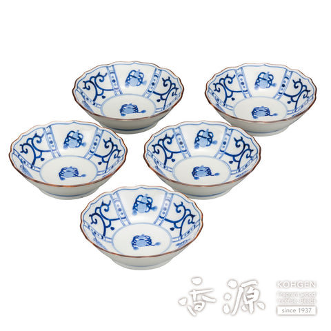 Kutani ware small bowl set