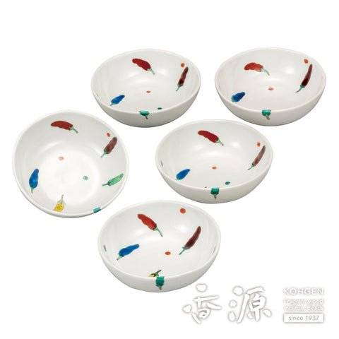 Kutani ware small bowl set