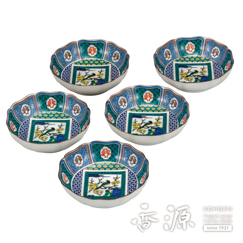 Kutani ware small bowl set