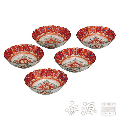 Kutani ware small bowl set