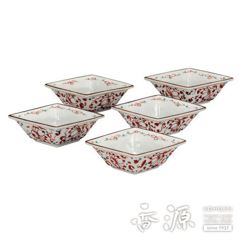 Kutani ware small bowl set