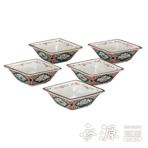 Kutani ware small bowl set