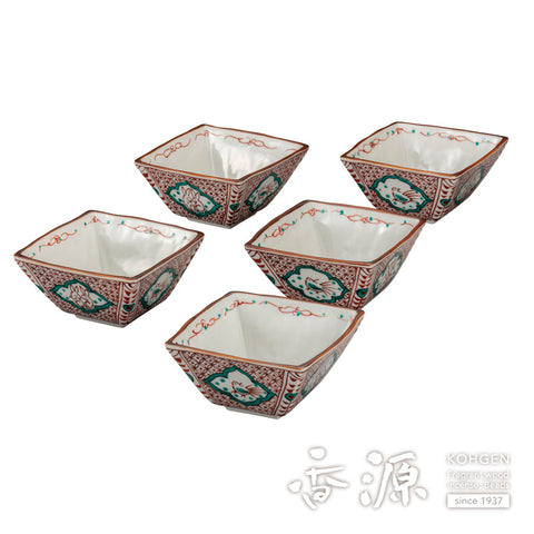 Kutani ware small bowl set