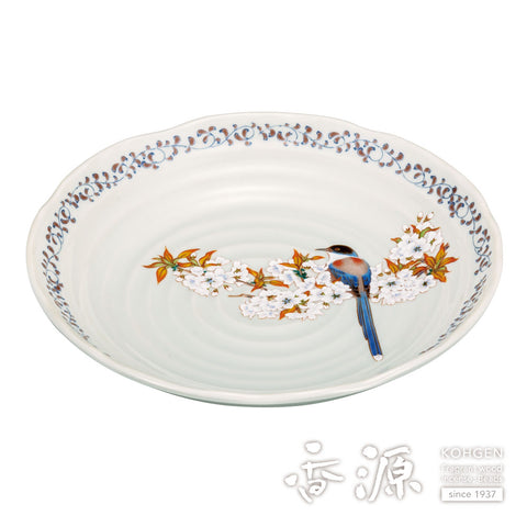 Kutani ware plate