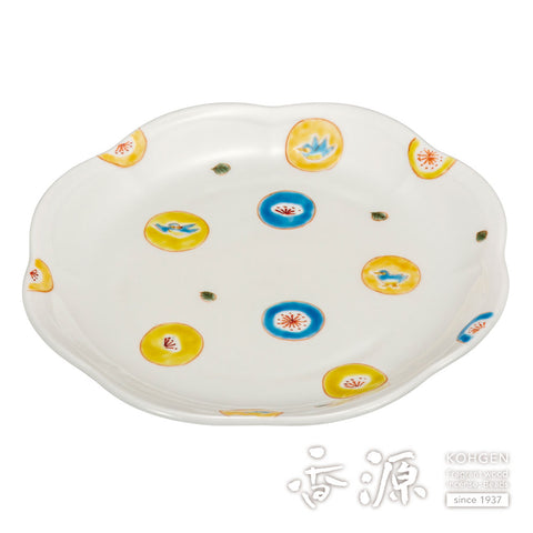 Kutani ware plate