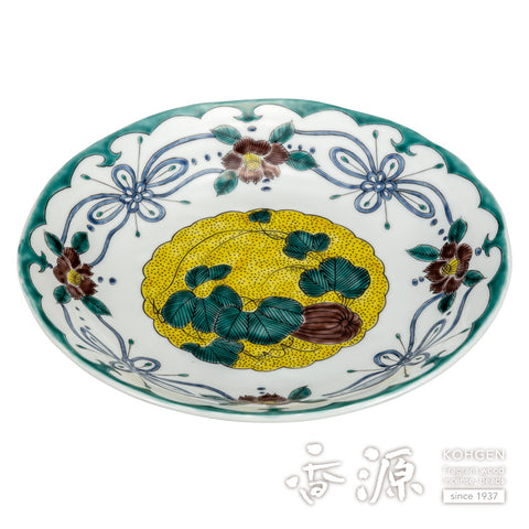 Kutani ware plate