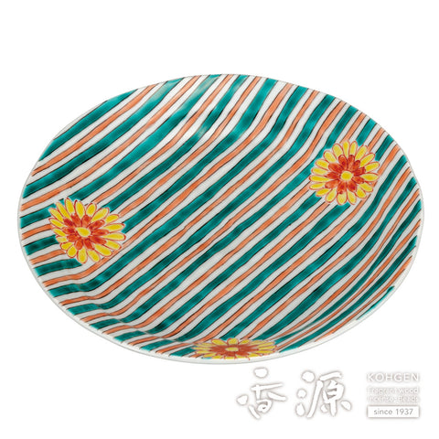 Kutani ware plate