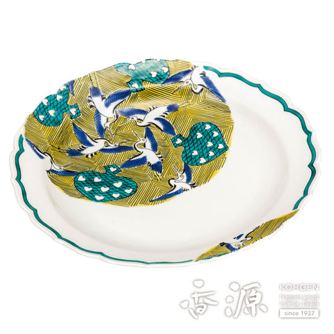 Kutani ware plate