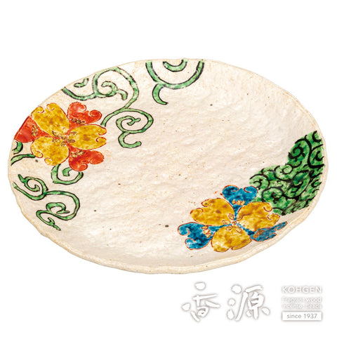 Kutani ware plate