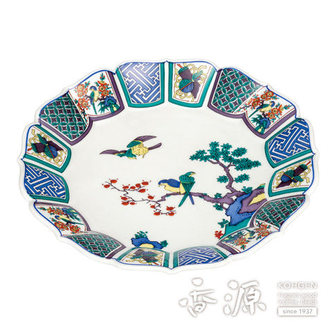 Kutani ware plate