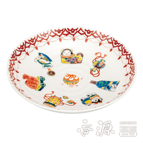 Kutani ware plate
