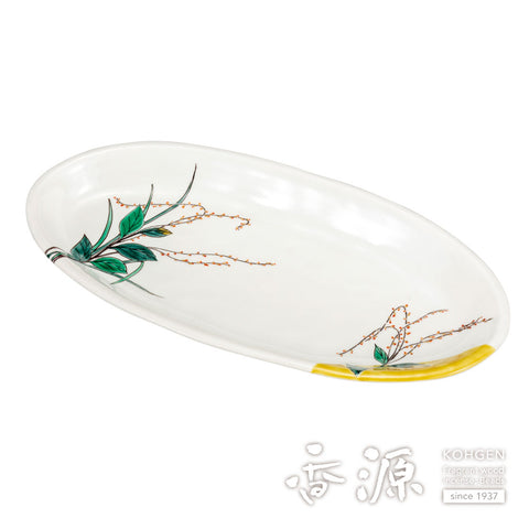Kutani ware plate
