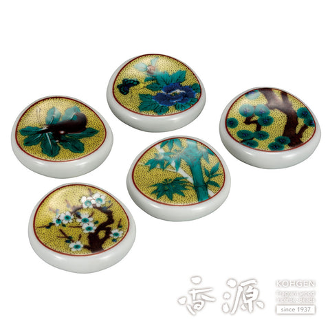 Kutani ware chopstick rest