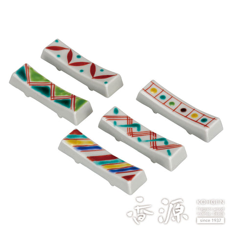 Kutani ware chopstick rest