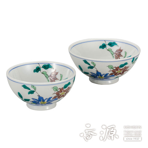 Kutani ware rice bowl