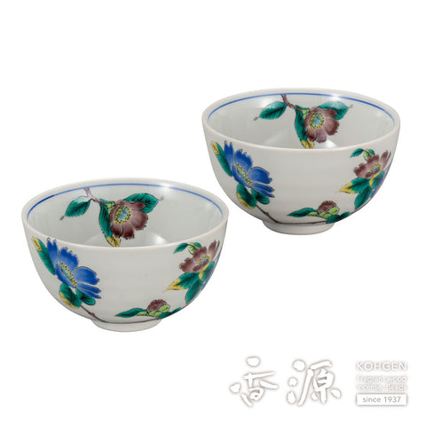 Kutani ware rice bowl