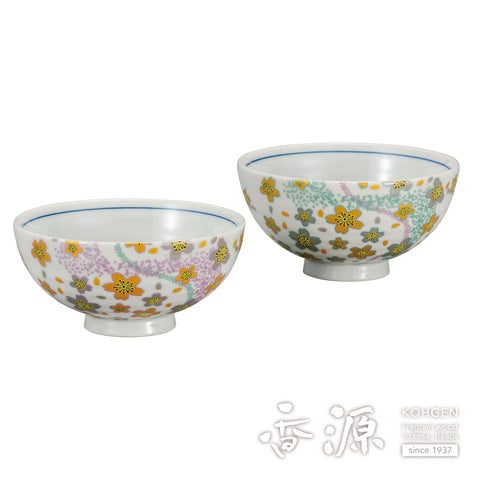 Kutani ware rice bowl