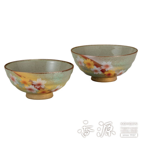 Kutani ware rice bowl