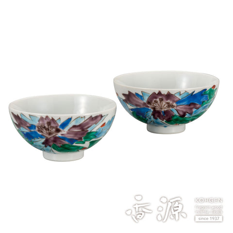 Kutani ware rice bowl