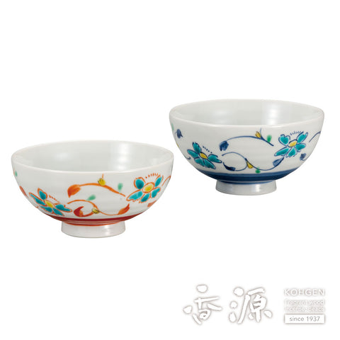 Kutani ware rice bowl