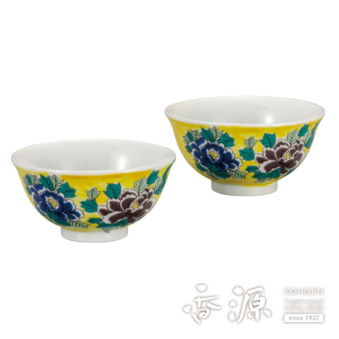 Kutani ware rice bowl