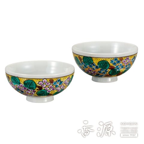 Kutani ware rice bowl