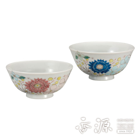 Kutani ware rice bowl