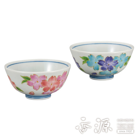 Kutani ware rice bowl