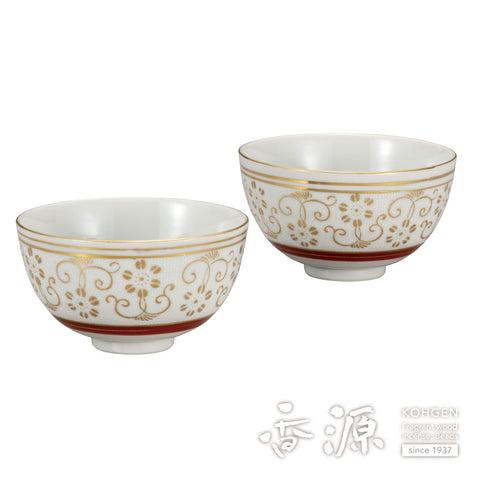 Kutani ware rice bowl