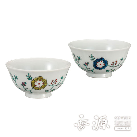Kutani ware rice bowl