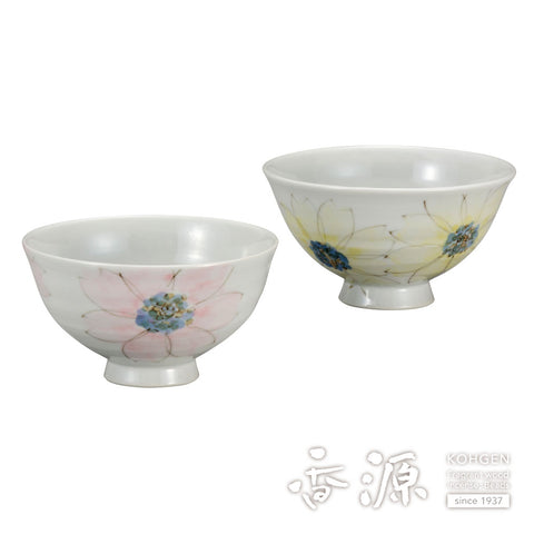 Kutani ware rice bowl