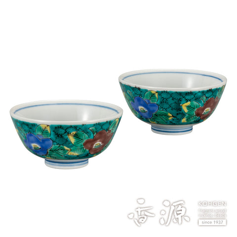 Kutani ware rice bowl